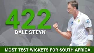 Dale Steyn surpasses Shaun Pollock as South Africa’s leading wicket-taker